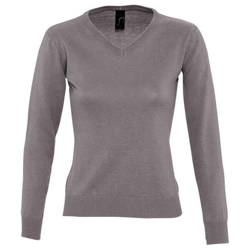 SOL'S Ladies Galaxy Cotton Acrylic V Neck Sweater