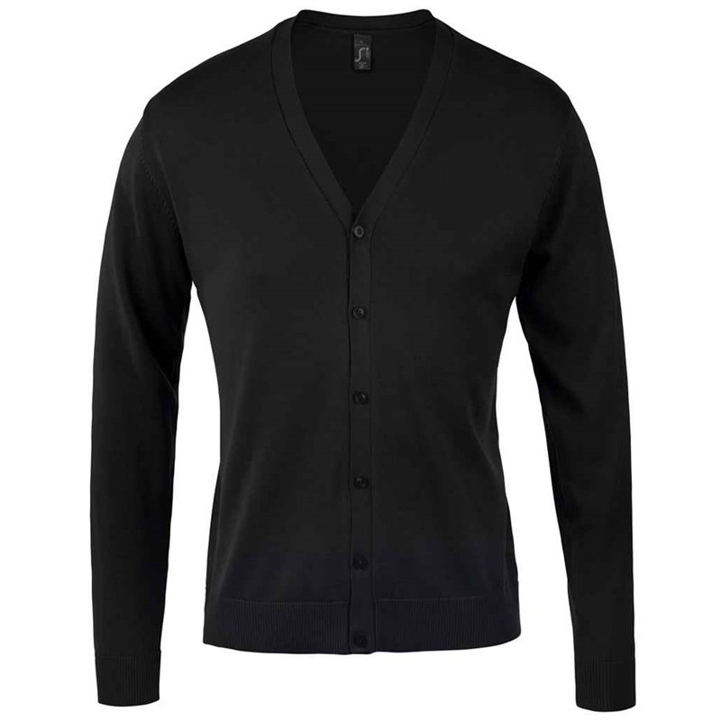 SOL'S Golden Cotton Acrylic V Neck Cardigan