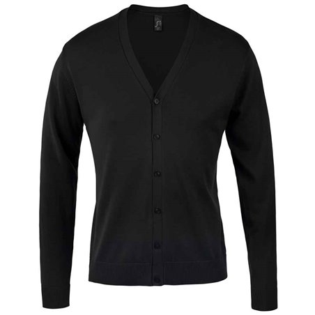 SOL'S Golden Cotton Acrylic V Neck Cardigan