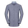Russell Collection Tailored Long Sleeve Washed Oxford Shirt