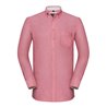 Russell Collection Tailored Long Sleeve Washed Oxford Shirt