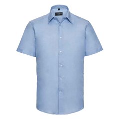 Russell Collection Short Sleeve Tailored Oxford Shirt