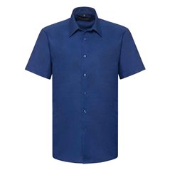 Russell Collection Short Sleeve Tailored Oxford Shirt