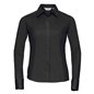 Russell Collection Ladies Long Sleeve Fitted Poplin Shirt