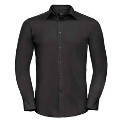 Russell Collection Long Sleeve Tailored Poplin Shirt