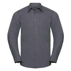Russell Collection Long Sleeve Tailored Poplin Shirt