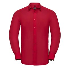 Russell Collection Long Sleeve Tailored Poplin Shirt