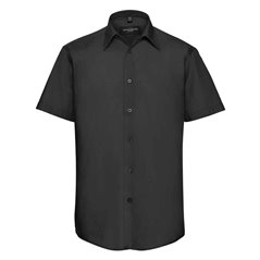Russell Collection Short Sleeve Tailored Poplin Shirt
