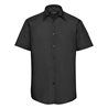 Russell Collection Short Sleeve Tailored Poplin Shirt