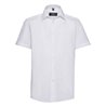 Russell Collection Short Sleeve Tailored Poplin Shirt