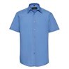 Russell Collection Short Sleeve Tailored Poplin Shirt