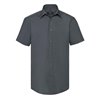 Russell Collection Short Sleeve Tailored Poplin Shirt