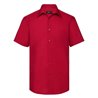 Russell Collection Short Sleeve Tailored Poplin Shirt