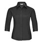 Russell Collection Ladies 3/4 Sleeve Fitted Poplin Shirt