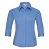 Russell Collection Ladies 3/4 Sleeve Fitted Poplin Shirt