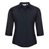 Russell Collection Ladies 3/4 Sleeve Fitted Poplin Shirt