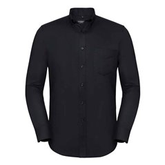 Russell Collection Tailored Long Sleeve Oxford Shirt