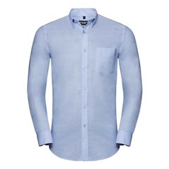 Russell Collection Tailored Long Sleeve Oxford Shirt