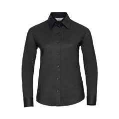 Russell Collection Ladies Long Sleeve Easy Care Oxford Shirt