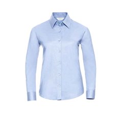 Russell Collection Ladies Long Sleeve Easy Care Oxford Shirt