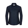 Russell Collection Ladies Long Sleeve Easy Care Oxford Shirt