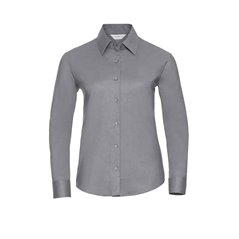 Russell Collection Ladies Long Sleeve Easy Care Oxford Shirt