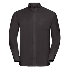 Russell Collection Long Sleeve Easy Care Oxford Shirt