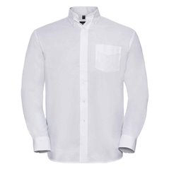 Russell Collection Long Sleeve Easy Care Oxford Shirt