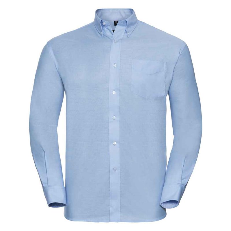 Russell Collection Long Sleeve Easy Care Oxford Shirt