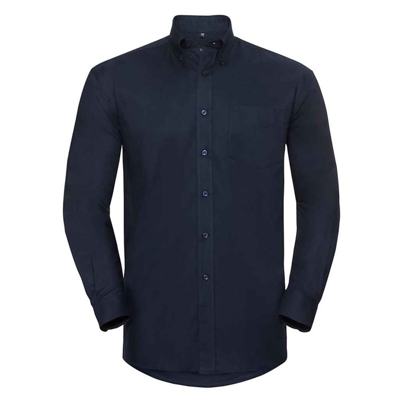 Russell Collection Long Sleeve Easy Care Oxford Shirt