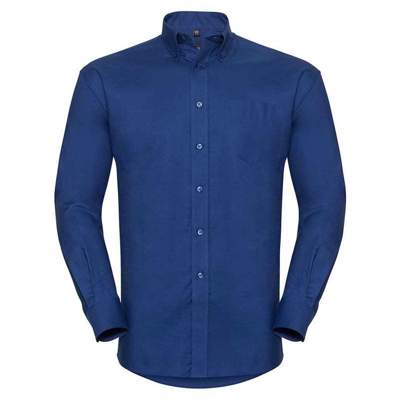 Russell Collection Long Sleeve Easy Care Oxford Shirt