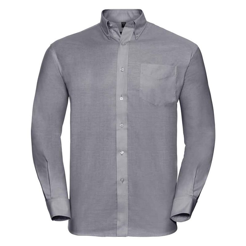 Russell Collection Long Sleeve Easy Care Oxford Shirt