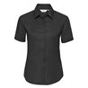 Russell Collection Ladies Short Sleeve Easy Care Oxford Shirt