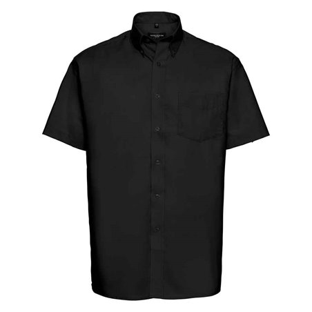 Russell Collection Short Sleeve Easy Care Oxford Shirt