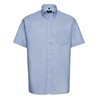 Russell Collection Short Sleeve Easy Care Oxford Shirt