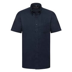 Russell Collection Short Sleeve Easy Care Oxford Shirt