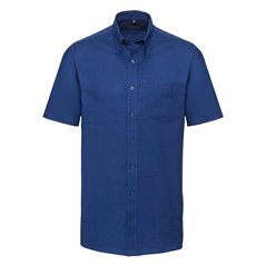 Russell Collection Short Sleeve Easy Care Oxford Shirt