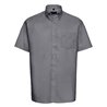 Russell Collection Short Sleeve Easy Care Oxford Shirt