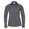 Russell Collection Ladies Long Sleeve Easy Care Poplin Shirt