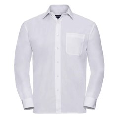 Russell Collection Long Sleeve Easy Care Poplin Shirt