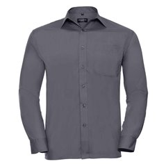 Russell Collection Long Sleeve Easy Care Poplin Shirt