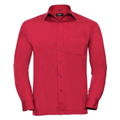 Russell Collection Long Sleeve Easy Care Poplin Shirt
