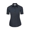 Russell Collection Ladies Short Sleeve Easy Care Poplin Shirt