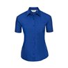 Russell Collection Ladies Short Sleeve Easy Care Poplin Shirt