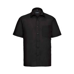 Russell Collection Short Sleeve Easy Care Poplin Shirt