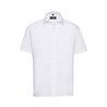 Russell Collection Short Sleeve Easy Care Poplin Shirt