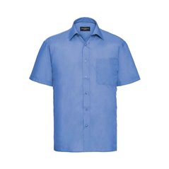 Russell Collection Short Sleeve Easy Care Poplin Shirt