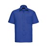 Russell Collection Short Sleeve Easy Care Poplin Shirt
