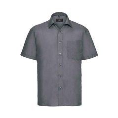 Russell Collection Short Sleeve Easy Care Poplin Shirt