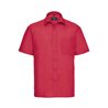 Russell Collection Short Sleeve Easy Care Poplin Shirt